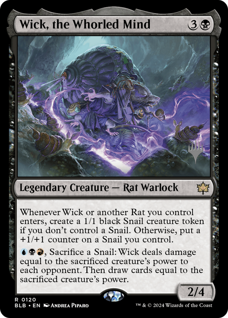 Wick, the Whorled Mind (PPBLB-120P) (Foil)