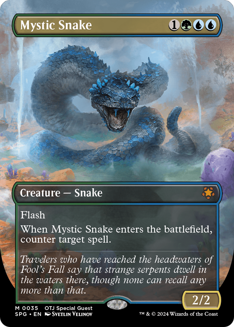 Mystic Snake (SPG-035) (Borderless) (Foil)