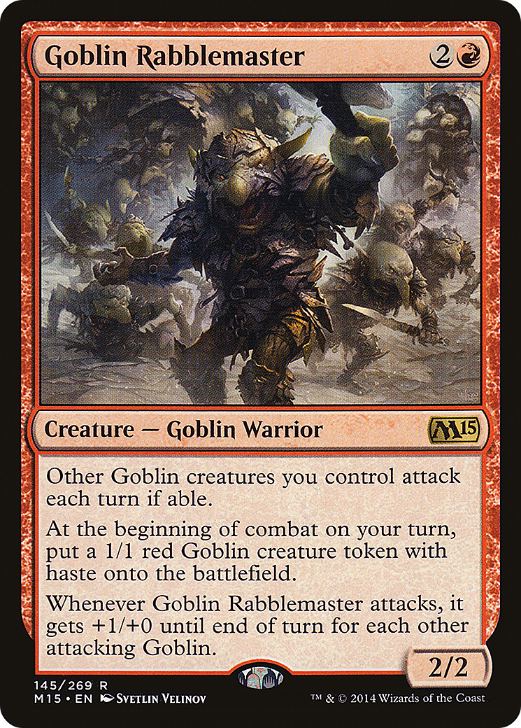 Goblin Rabblemaster (M15-145) (Foil)
