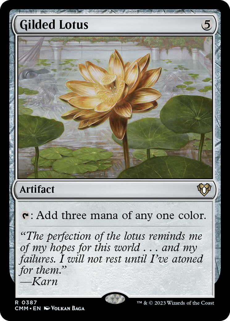 Gilded Lotus (CMM-387) (Foil)