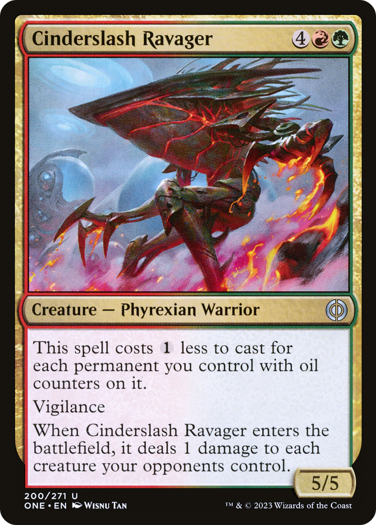 Cinderslash Ravager (ONE-200) (Foil)