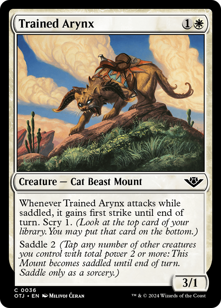 Trained Arynx (OTJ-036)