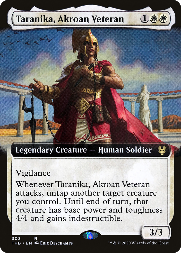 Taranika, Akroan Veteran (THB-303) (Extended Art) (Foil)