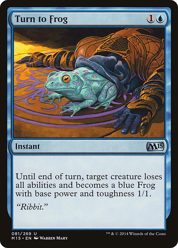 Turn to Frog (M15-081) (Foil)