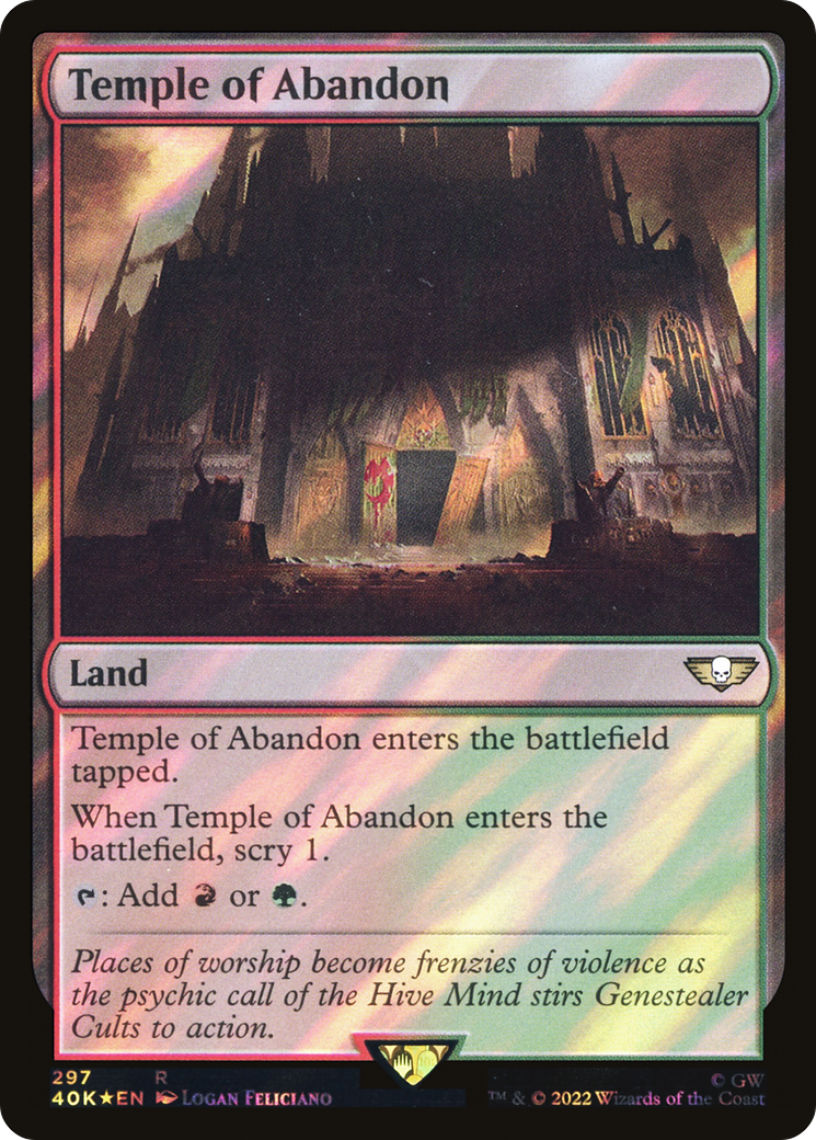 Temple of Abandon (40K-297★) (Surge Foil)