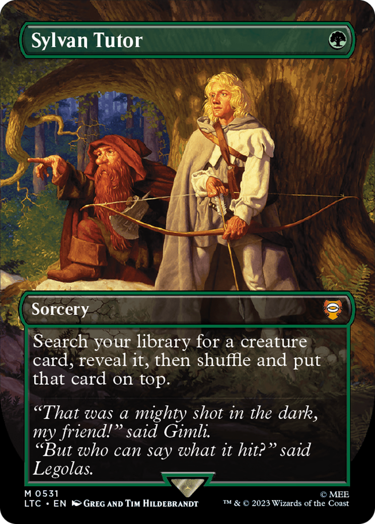 Sylvan Tutor (LTC-531) (Borderless) (Foil)