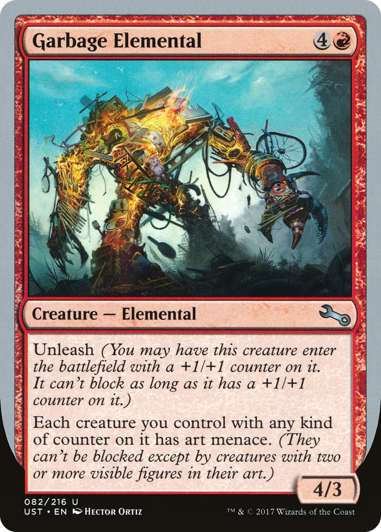 Garbage Elemental (UST-82E) (Foil)