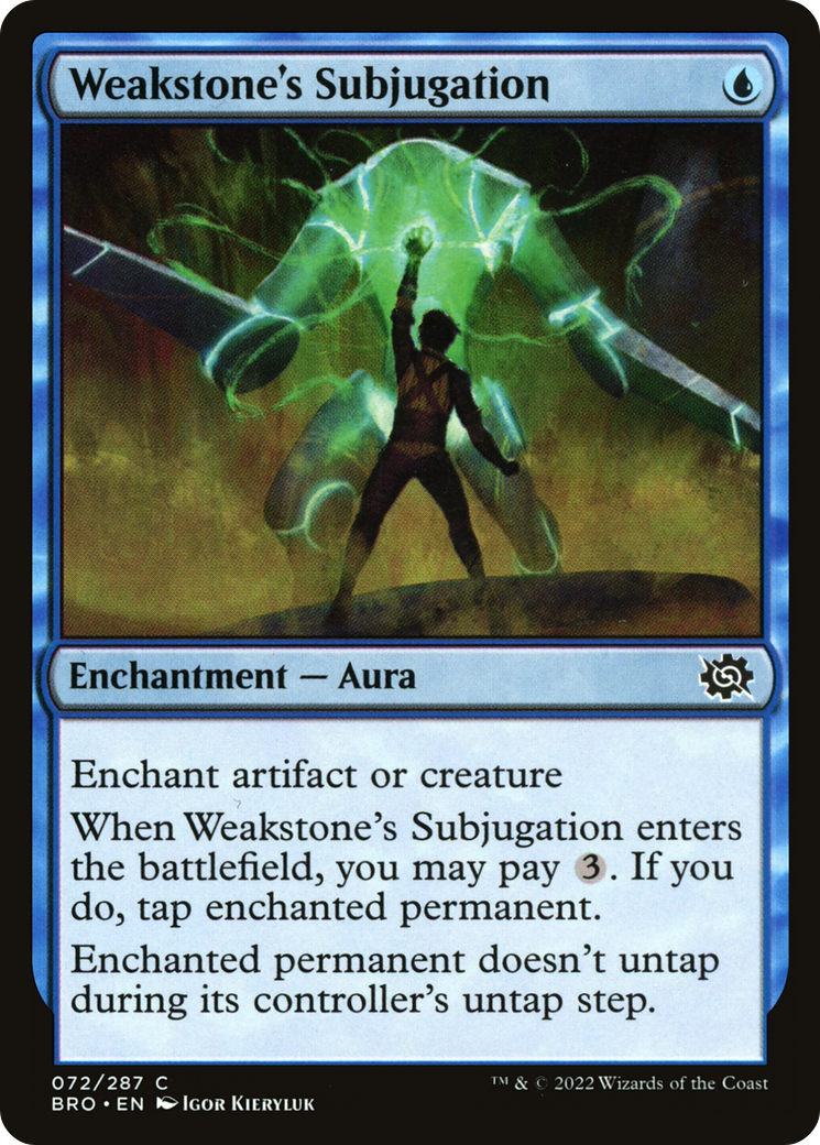Weakstone's Subjugation (BRO-072) (Foil)
