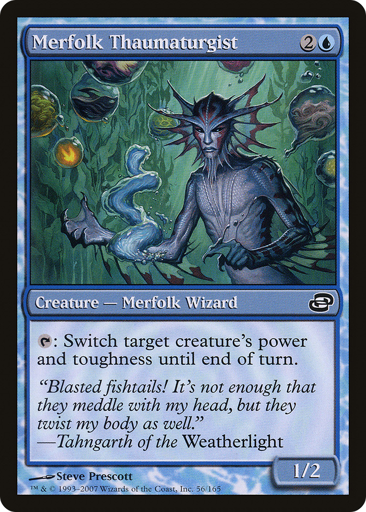 Merfolk Thaumaturgist (PLC-056) (Foil)