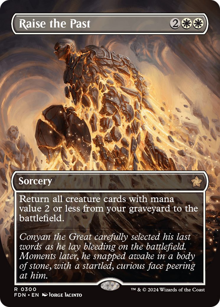 Raise the Past (FDN-300) (Borderless) (Foil)