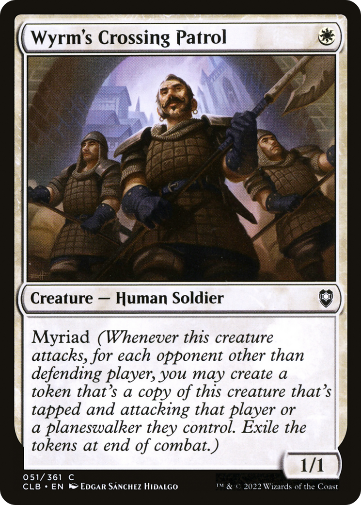 Wyrm's Crossing Patrol (CLB-051) (Foil)