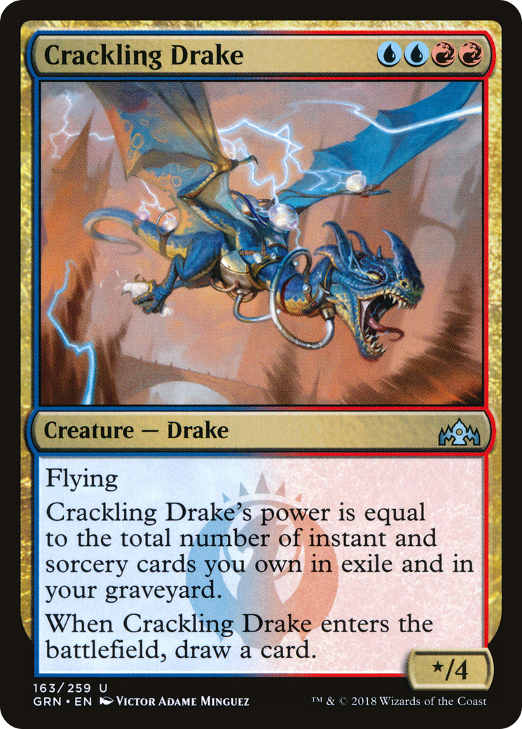 Crackling Drake (GRN-163) (Foil)