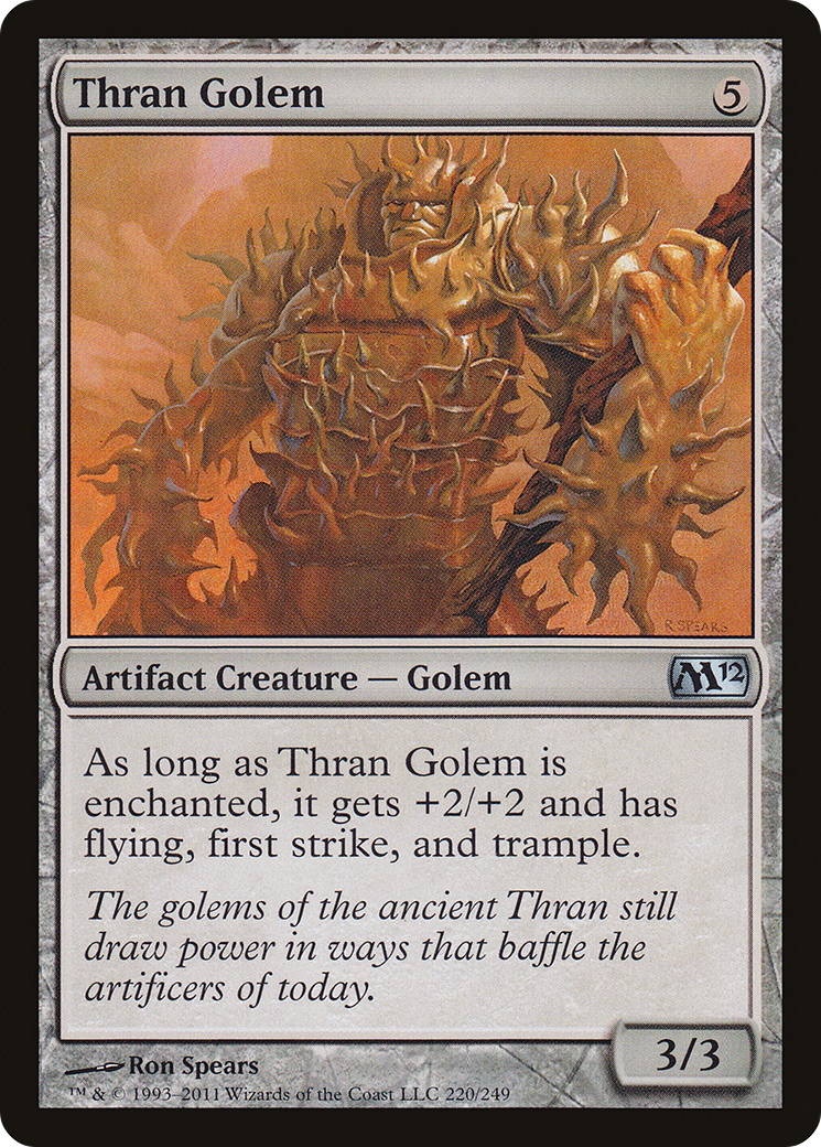 Thran Golem (M12-220) (Foil)