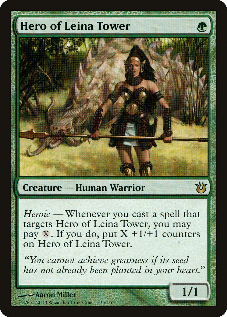Hero of Leina Tower (BNG-123) (Foil)