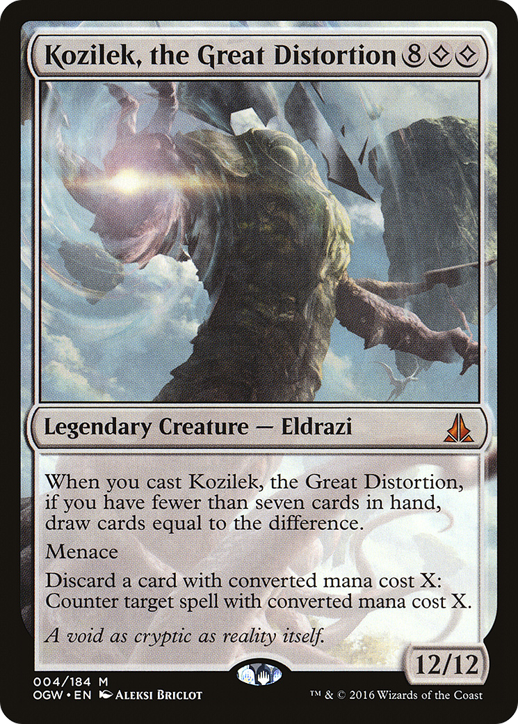 Kozilek, the Great Distortion (OGW-004) (Foil)