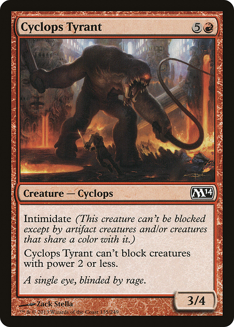 Cyclops Tyrant (M14-135) (Foil)