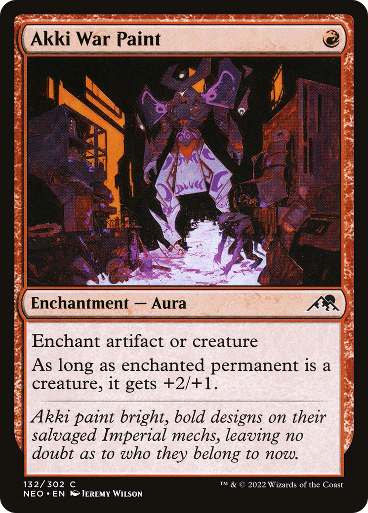 Akki War Paint (NEO-132) (Foil)