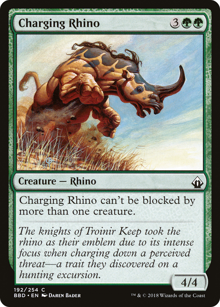Charging Rhino (BBD-192) (Foil)