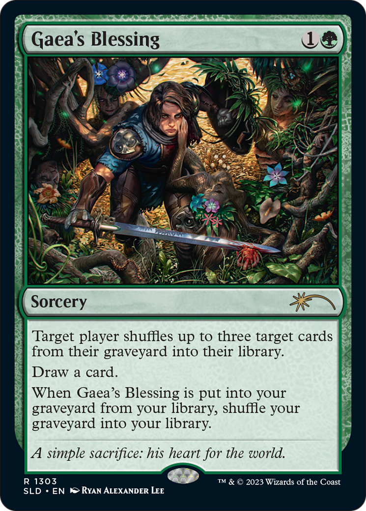 Gaea's Blessing (SLD-1303) (Foil)