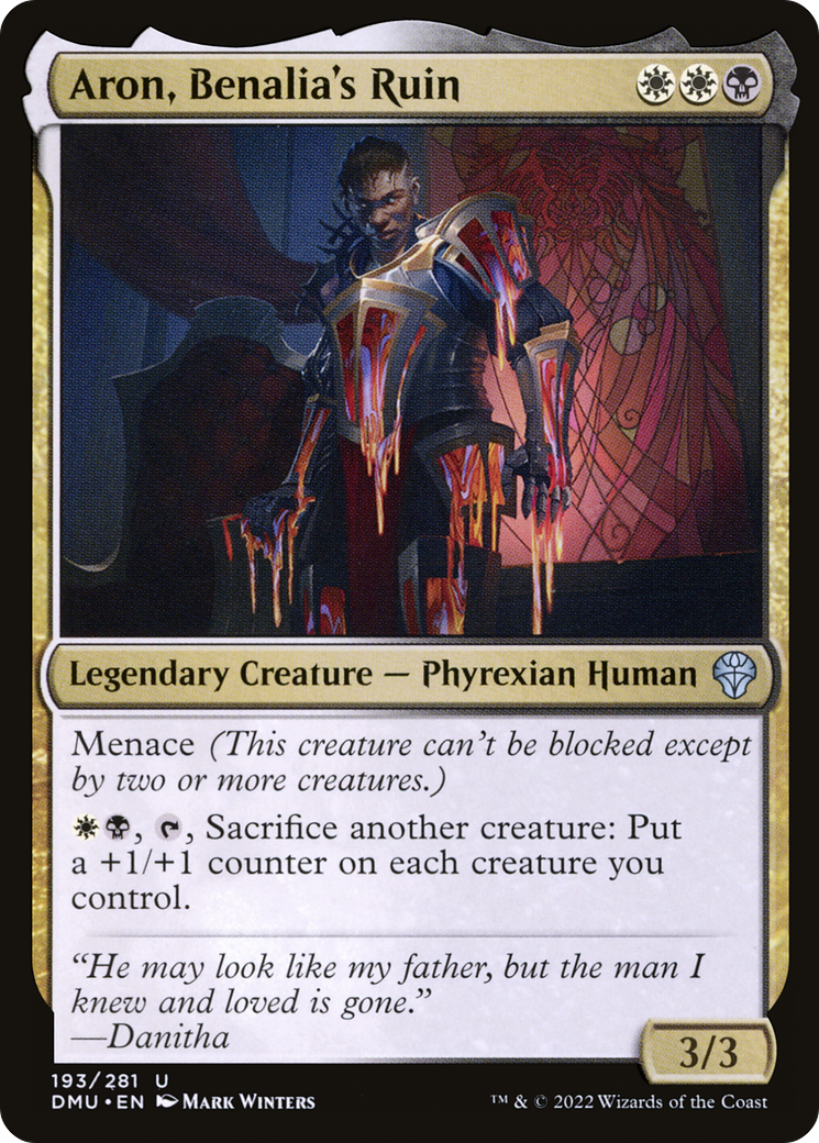 Aron, Benalia's Ruin (DMU-193) (Foil)