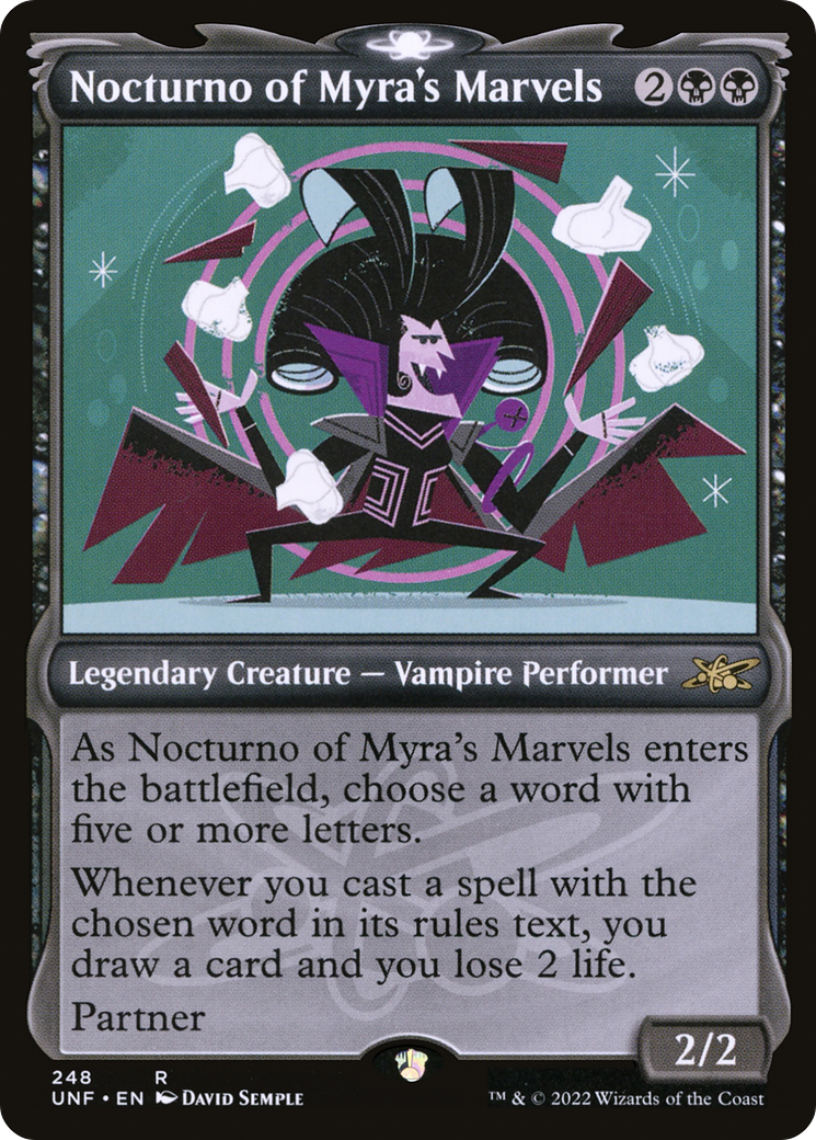 Nocturno of Myra's Marvels (UNF-248) (Showcase) (Foil)