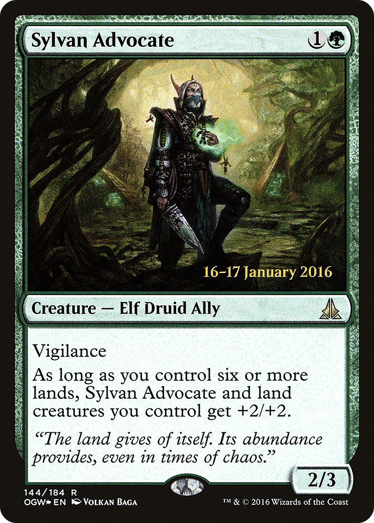 Sylvan Advocate (PRE-144S) (Foil)