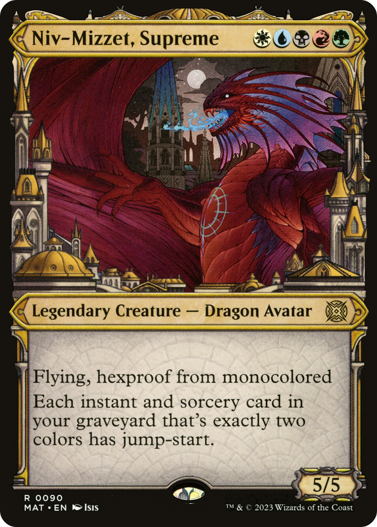 Niv-Mizzet, Supreme (MAT-090) (Showcase) (Foil)