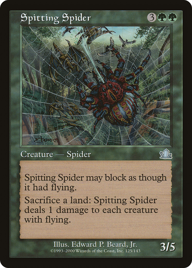Spitting Spider (PCY-125) (Foil)