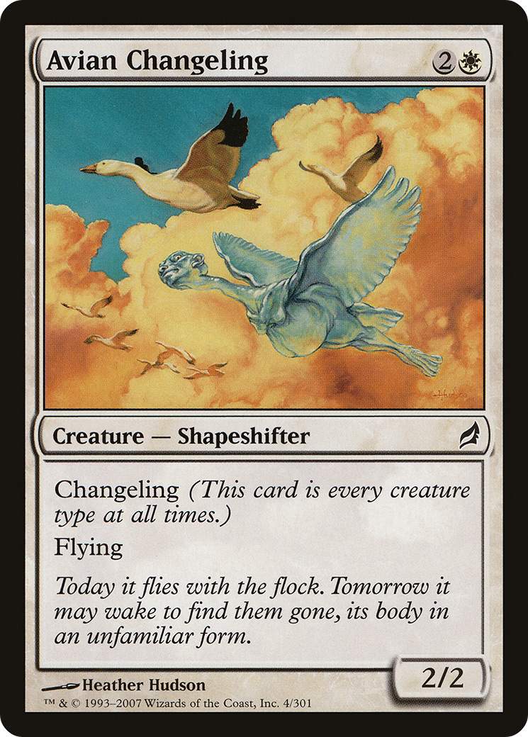 Avian Changeling (LRW-004) (Foil)
