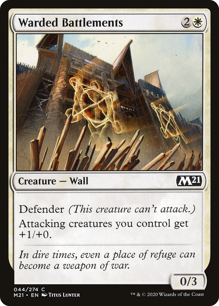 Warded Battlements (M21-044) (Foil)