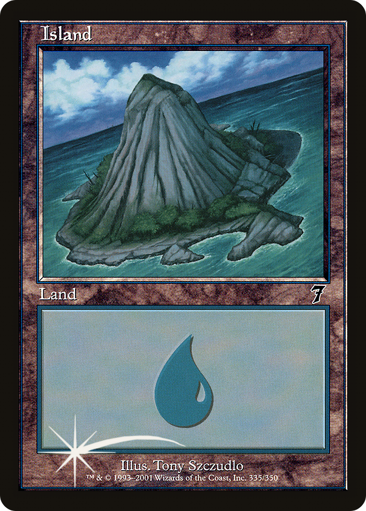 Island (335) (7ED-335★) (Foil)