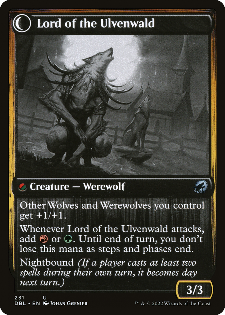 Kessig Naturalist // Lord of the Ulvenwald (DBL-231) (Foil)