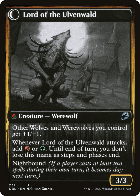 Kessig Naturalist // Lord of the Ulvenwald (DBL-231) (Foil)