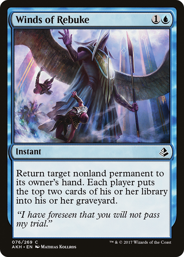 Winds of Rebuke (AKH-076) (Foil)