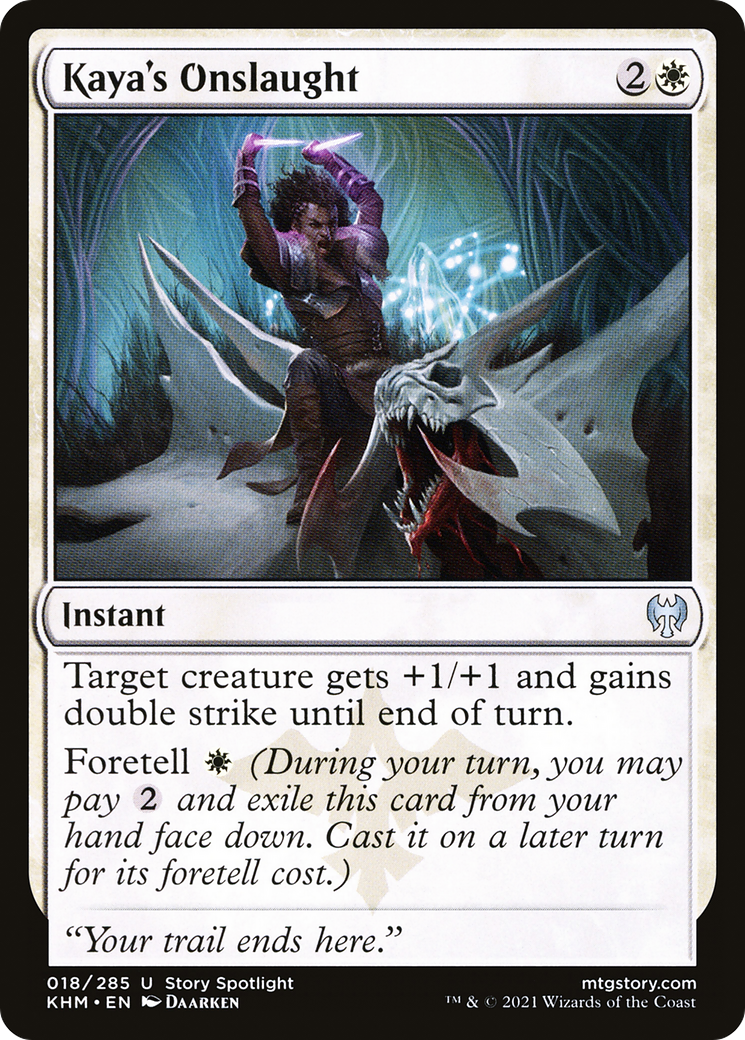 Kaya's Onslaught (KHM-018) (Foil)