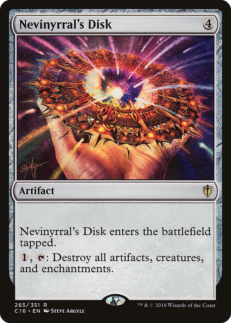 Nevinyrral's Disk (C16-265)