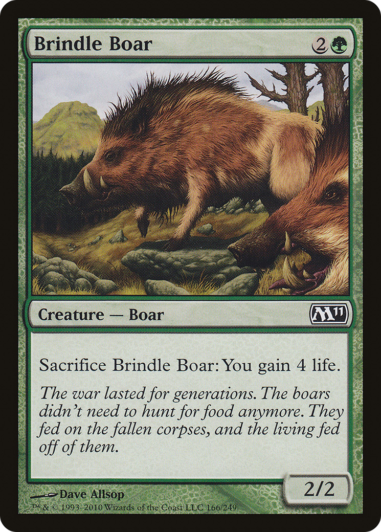 Brindle Boar (M11-166) (Foil)
