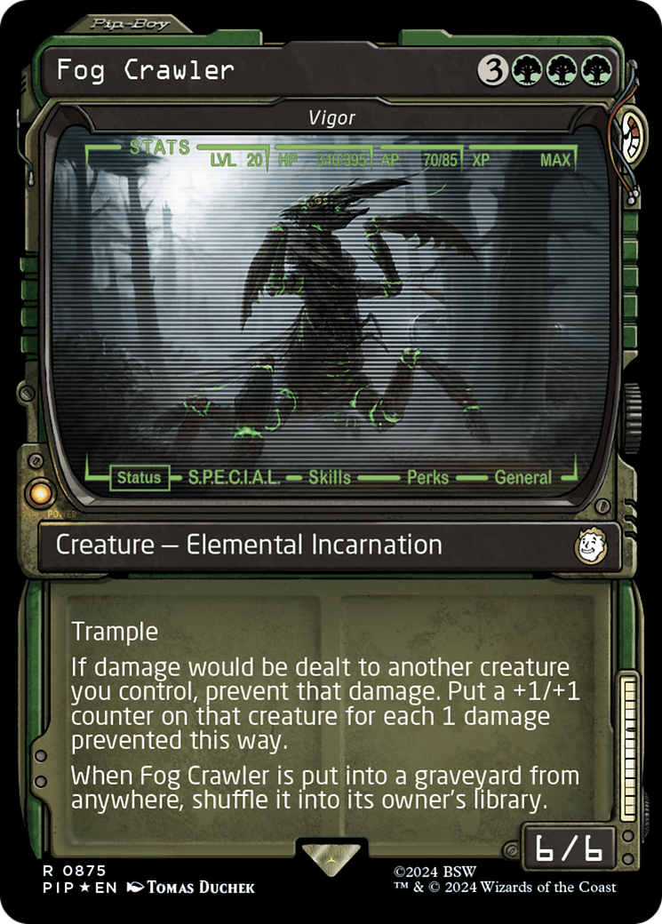 Fog Crawler / Vigor (PIP-875) (Showcase) (Surge Foil)