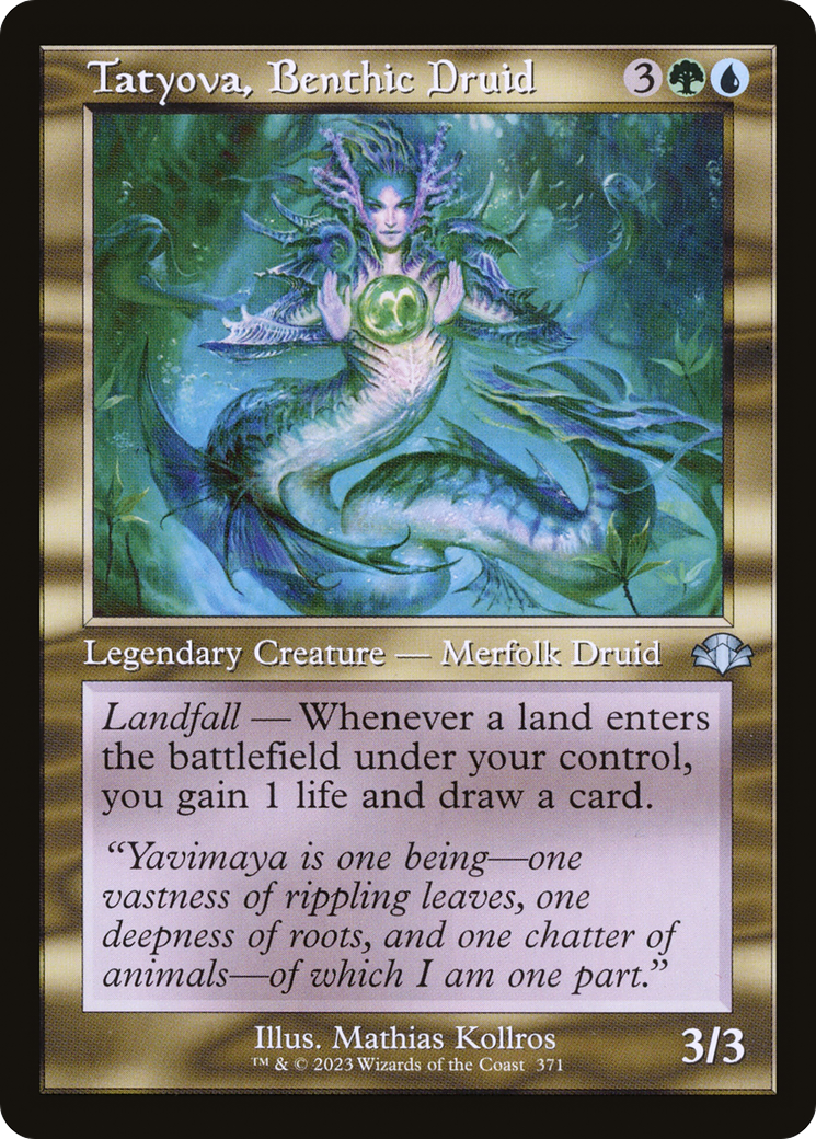 Tatyova, Benthic Druid (DMR-371)