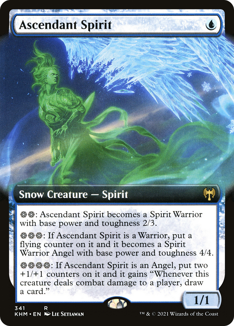 Ascendant Spirit (KHM-341) (Extended Art) (Foil)