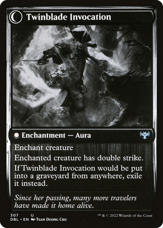 Twinblade Geist // Twinblade Invocation (DBL-307) (Foil)