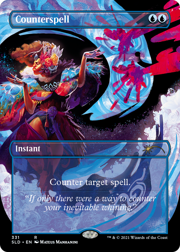 Counterspell (SLD-331) (Borderless) (Foil)
