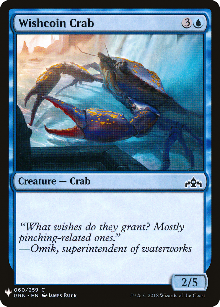 Wishcoin Crab (LIST-GRN-60)