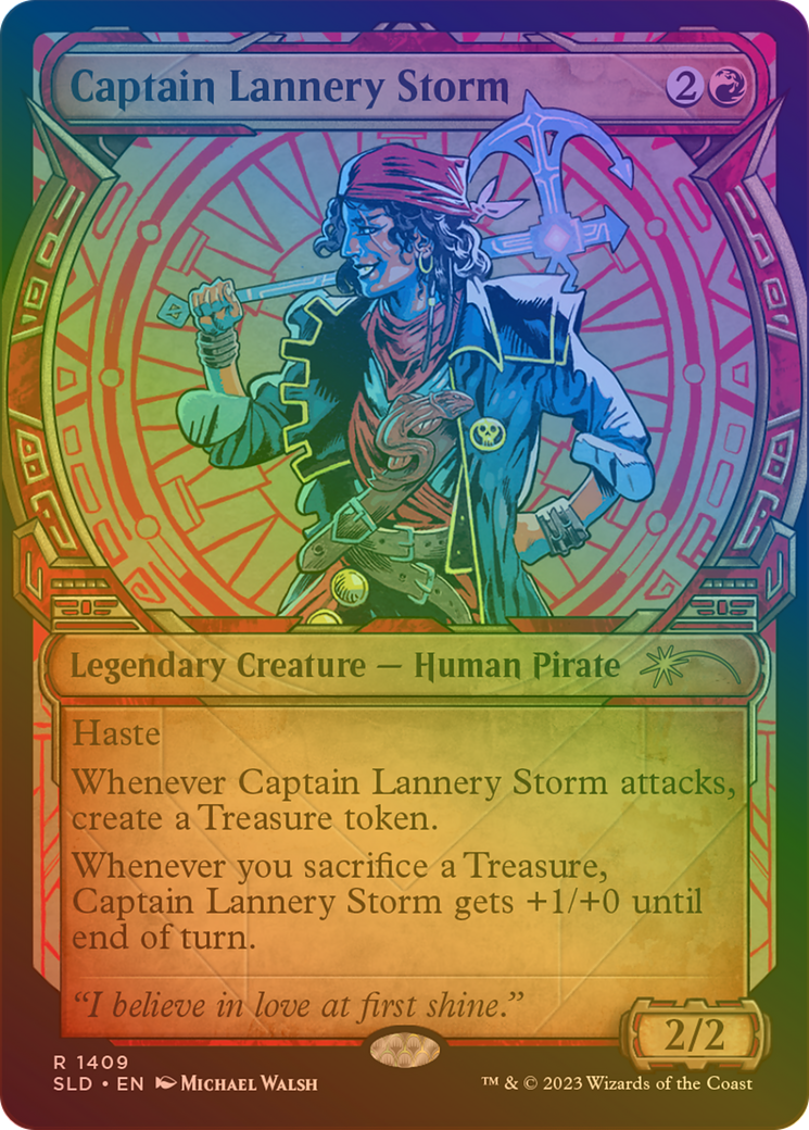 Captain Lannery Storm (SLD-1409★) (Showcase) (Foil)