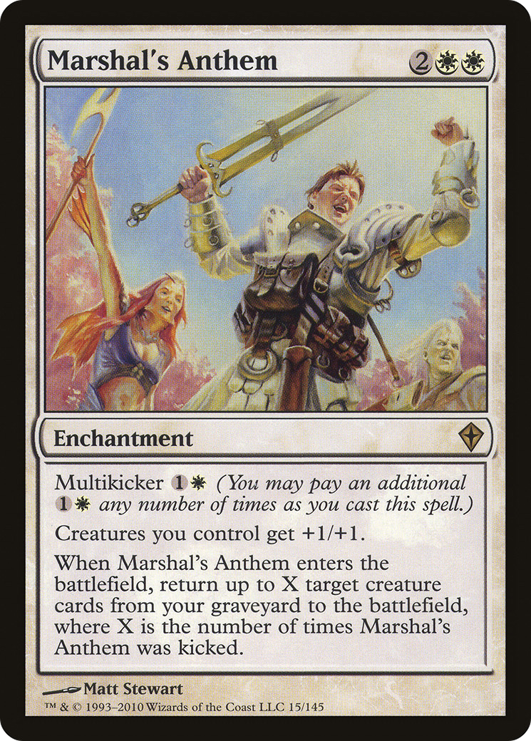 Marshal's Anthem (WWK-015) (Foil)