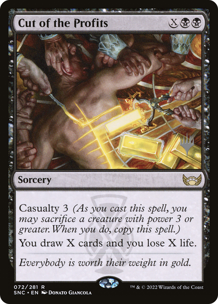 Cut of the Profits (PPSNC-72P) (Foil)