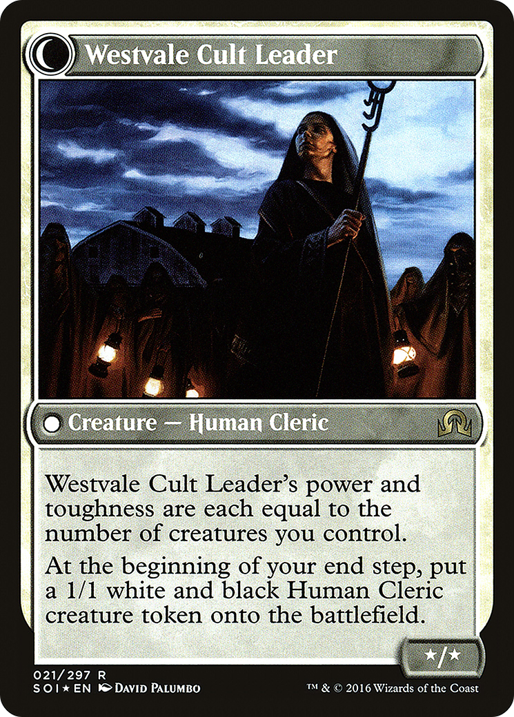 Hanweir Militia Captain // Westvale Cult Leader (PRE-21S) (Foil)