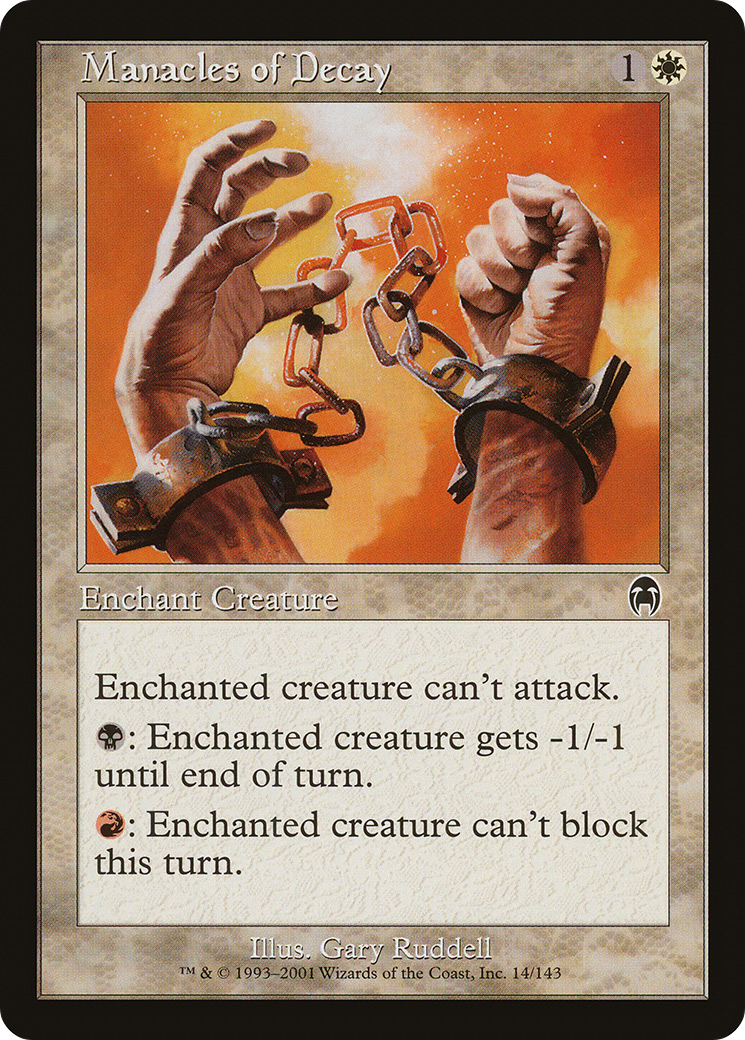 Manacles of Decay (APC-014) (Foil)