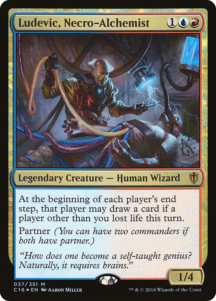 Ludevic, Necro-Alchemist (C16-037) (Foil)