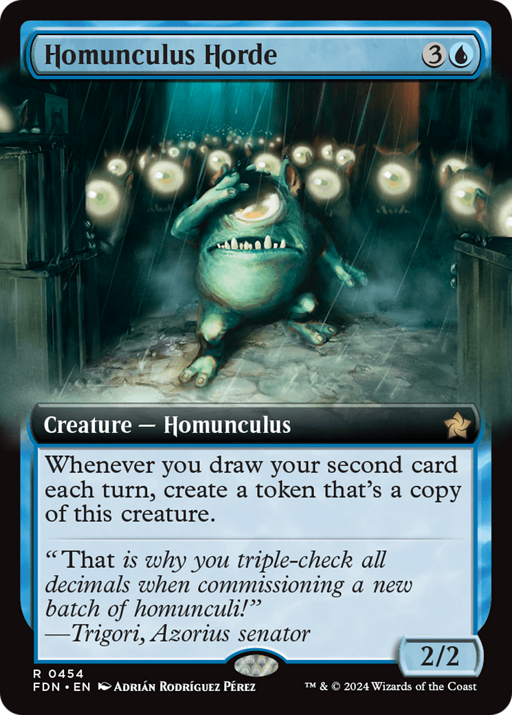 Homunculus Horde (FDN-454) (Extended Art) (Foil)